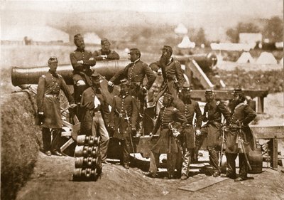 الجنرال كوركوران (أقصى اليسار) وضباط متطوعي نيويورك رقم 69 ، 1861-1865 بواسطة ماثيو ب برادي