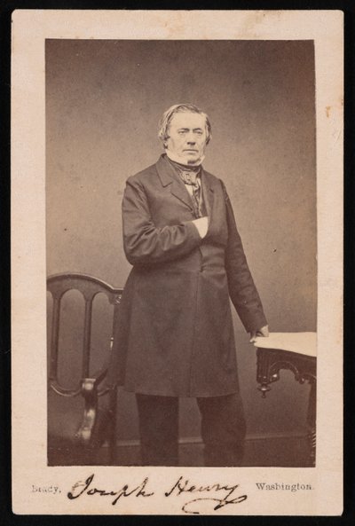 صورة لجوزيف هنري 1797-1878 - واقفة قبل عام 1878. بواسطة ماثيو برادي