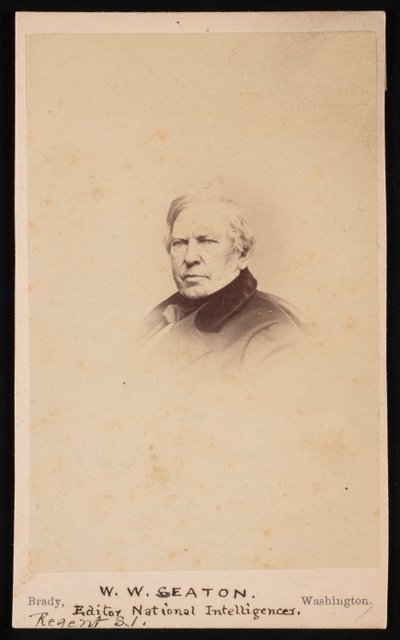 صورة وليام ونستون سيتون 1785-1866 ، قبل عام 1866. بواسطة ماثيو برادي