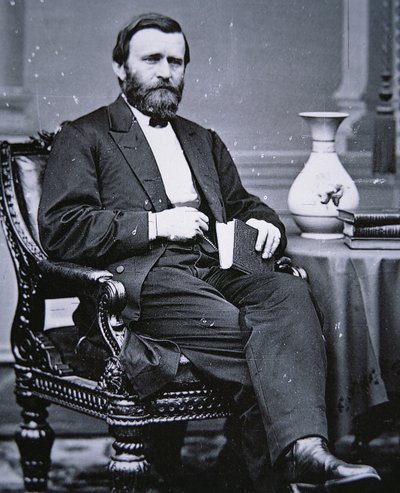 Ulysses Simpson Grant (1822-85) (b/w photo) بواسطة ماثيو برادي
