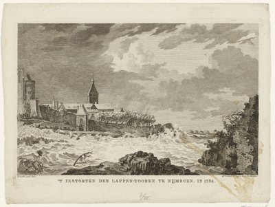 انهيار لابينتورين في نيميغن ، 1784 انهيار أبراج لابين في نيميغن. في عام 1784 (العنوان على الكائن) بواسطة H. جوبل