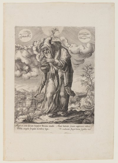 الشتاء، من الفصول الأربعة بواسطة Matthaus Greuter