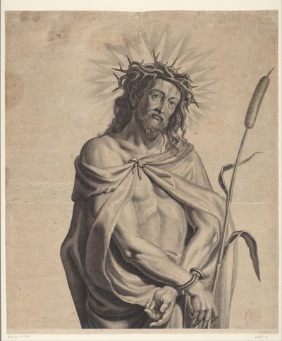 إيس هومو سلسلة Ecce Homo والمسيح المصلوب ومريم العذراء ويوحنا الإنجيلي (عنوان السلسلة) بواسطة ايراسموس كولينوس (الثاني)