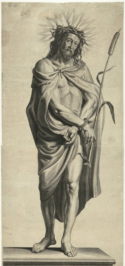إيس هومو سلسلة Ecce Homo والمسيح المصلوب ومريم العذراء ويوحنا الإنجيلي (عنوان السلسلة) بواسطة أنتوني فان ديك (ربما)