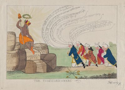 المفوضون ، 1 أبريل 1778. بواسطة ماثيو دارلي