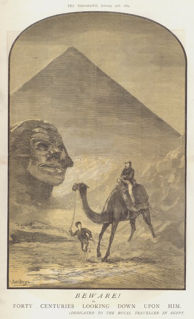 احذر! أو أربعون قرناً ينظرون إليه بازدراء (لون ليثو) بواسطة ماثيو 
