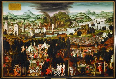 تدمير طروادة والحكم على باريس ... بواسطة ماتياس جيرونج