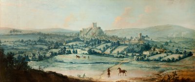 منظر بعيد لكليثرو ، c.1730 (زيت على لوح قماش) بواسطة ماتياس قراءة