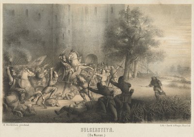 بولجرستين محاصر من قبل النورمان ، حوالي 810 Bulgersteyn (النرويجيين) (العنوان على الكائن) بواسطة إمريك وبينجر