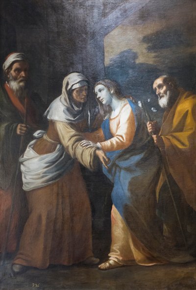 زيارة بواسطة ماتيا (1613 99) (Attr.to) Preti