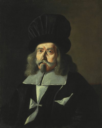 صورة للسيد الكبير لفرسان مالطا ، مارتن دي ريدين ، ج. 1660. بواسطة ماتيا بريتي