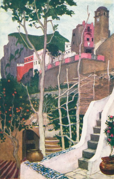 بوابة، كابري (طباعة حجرية ملونة) بواسطة موريس (بعد) غريفنهاغن