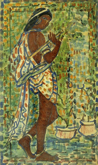 راقصة هندوسية ، c.1910-1913 بواسطة موريس برازيل برندرغاست