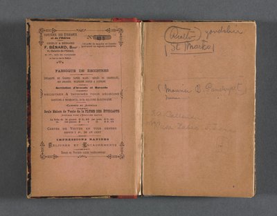كراسة الرسم الإيطالية ، 1898-1899. بواسطة موريس برازيل برندرغاست
