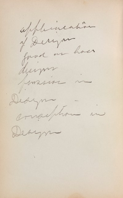 كراسة الرسم الإيطالية: ملاحظات صفحة 239 ، 1898-1899. بواسطة موريس برازيل برندرغاست
