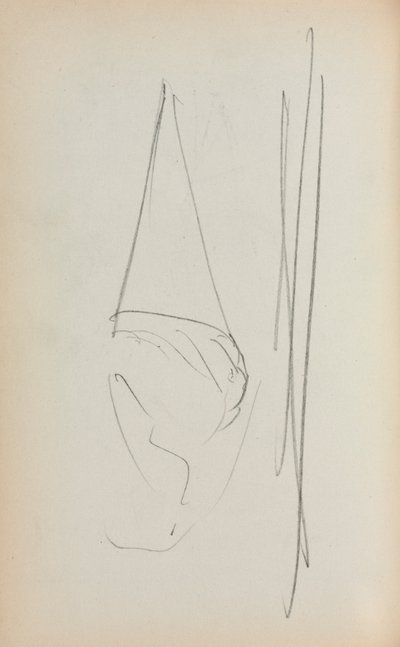 كراسة الرسم الإيطالية: صفحة الشراع 69 ، 1898-1899. بواسطة موريس برازيل برندرغاست