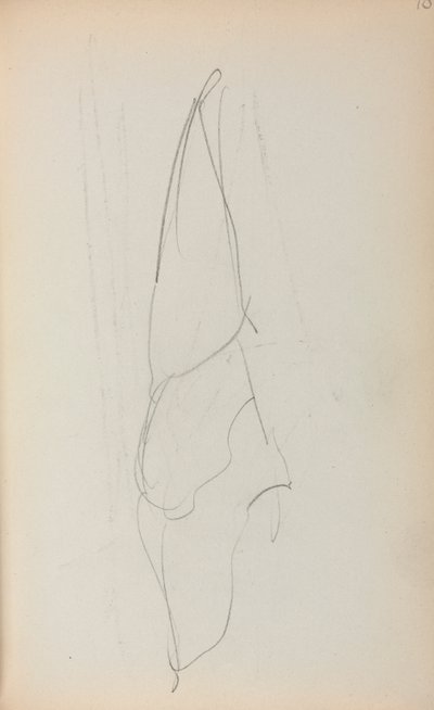 كراسة الرسم الإيطالية ، صفحة الشراع 70 ، 1898-1899. بواسطة موريس برازيل برندرغاست
