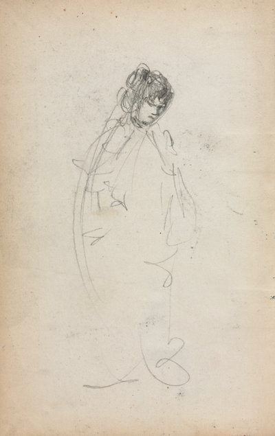 الصفحة الأولى ، 1898-1899 ، كراسة الرسم الإيطالية. بواسطة موريس برازيل برندرغاست