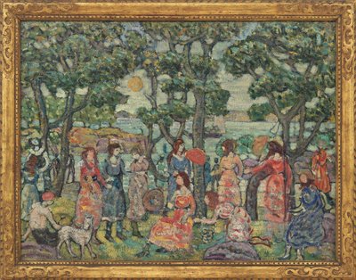 منظر طبيعي بأرقام ، 1921 بواسطة موريس برازيل برندرغاست