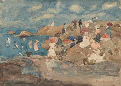 ريفير بيتش ، ج. 1896. بواسطة موريس برازيل برندرغاست
