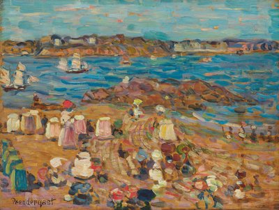 دراسة مالو: حدود البحر ، ج 1907 بواسطة Maurice Brazil Prendergast
