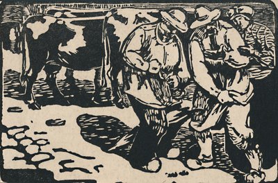 سوق أوفرن - من Au Pied Des Puys ، 1919 بواسطة موريس بوسيت
