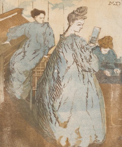 ورشة التنضيد ، كاليفورنيا. 1895. بواسطة موريس ديلكورت