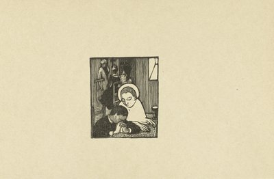 Illustratie bij gedicht in dichtbundel Sagesse van Paul Verlaine نوعان من الأخشاب الجديدة لـ Sagesse بواسطة Paul Verlaine المحاكمة (عنوان المسلسل) بواسطة لوبريف