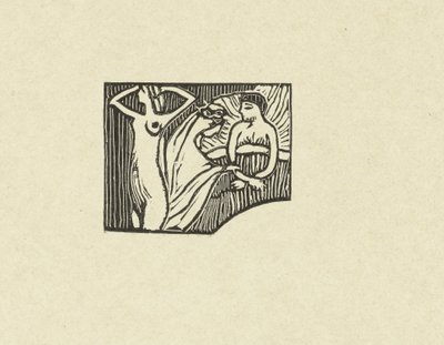 Illustratie bij gedicht uit dichtbundel Sagesse van Paul Verlaine محاكمة الخشب المحفور للحكمة المحاكمة (عنوان المسلسل) بواسطة لوبريف