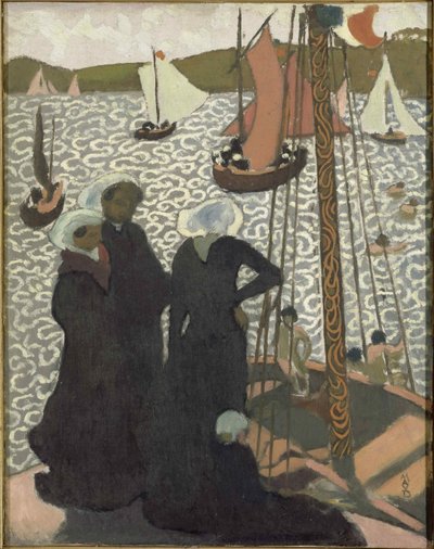 سباقات القوارب في Perros-Guirec Regattas في Perros-Guirec ، 1892. بواسطة موريس دينيس