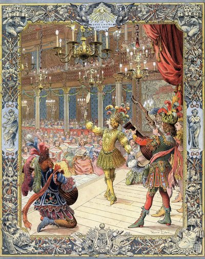 لويس الرابع عشر ، مشارك في “Ballet de la Nuit” ، libretto بواسطة Isaac de Benserade (1612-1691) ، في بدلة الشمس في القاعة الكبرى لـ Little- Bourbon (Petite Bourbon) في باريس ، 23 فبراير بواسطة موريس ليلوار