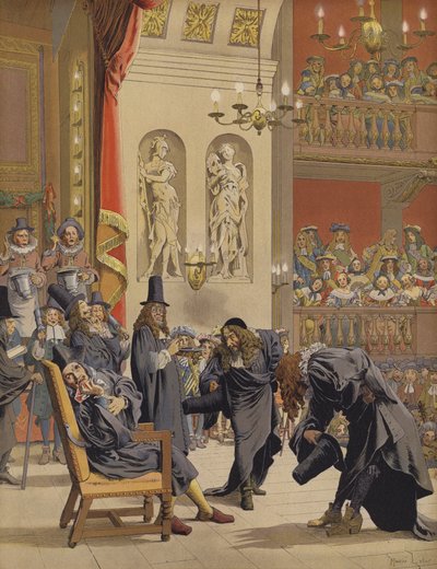 آخر أداء لـ Moliere ، في Le Malade Imaginaire بواسطة موريس ليلوار