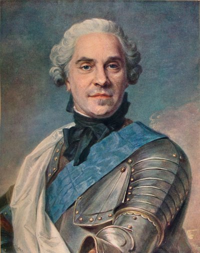 مارشال ساكسونيا ، c1748 بواسطة موريس كوينتين دي لا تور