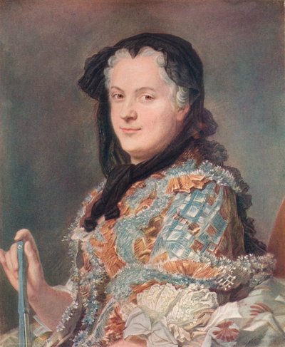 ماري ليزينسكا ، c1748. بواسطة موريس كوينتين دي لا تور
