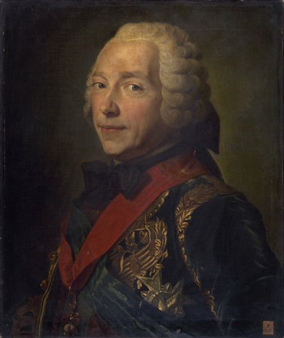 صورة لتشارلز لويس أوغست فوكيه ، دوق بيل آيل 1684-1761. بواسطة موريس كوينتين دي لا تور