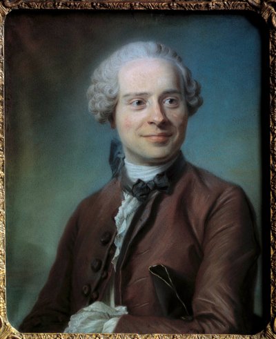 صورة جان لو روند دالمبيرت (1717-1783) فلسفية لوحة لموريس كوينتين ديلاتور ديت كوينتين دي لا تور أو كوينتين دي لاتور (1704-1788) بواسطة موريس كوينتين دي لا تور