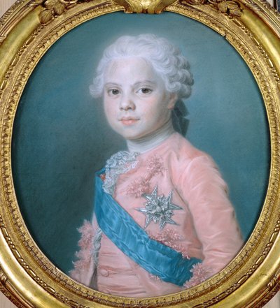 صورة لويس الفرنسي (1755-1824) كونت بروفانس والملك المستقبلي لويس الثامن عشر (باستيل) بواسطة موريس كوينتين دي لا تور
