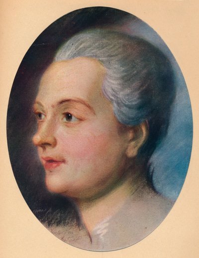 صورة لسيدة ، c1751 بواسطة موريس كوينتين دي لا تور