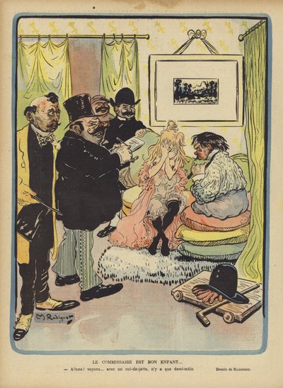 رسم توضيحي لـ Le Rire بواسطة Maurice Radiguet