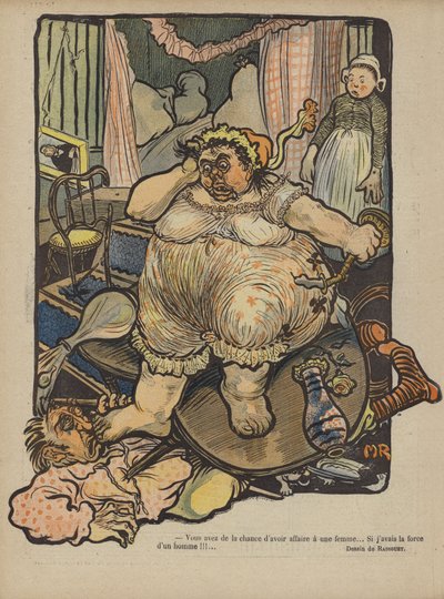 رسم توضيحي لـ Le Rire بواسطة Maurice Radiguet