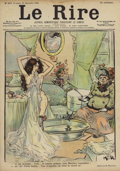 رسم توضيحي لـ Le Rire بواسطة Maurice Radiguet