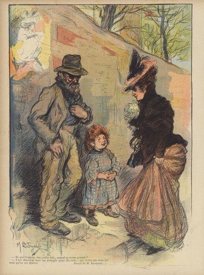 رسم توضيحي لـ Le Rire بواسطة Maurice Radiguet