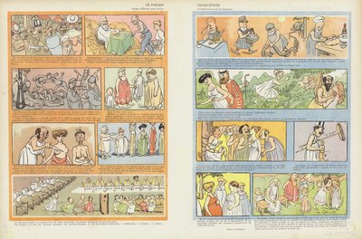 الجنة الجماعية. رسم توضيحي لـ Le Rire بواسطة Maurice Radiguet