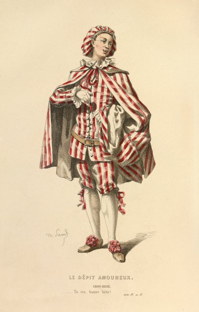 زي لدور غروس - رينيه، حوالي عام 1868 (نقش) بواسطة موريس ساند
