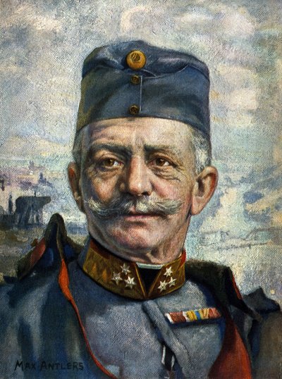 صورة كونراد فون هوتزيندورف (1852-1925) ، مارشال من الجيش النمساوي المجري "(رسم) بواسطة ماكس انتلرز