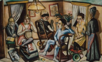 قبل الكرة المقنعة ، 1922. بواسطة ماكس بيكمان