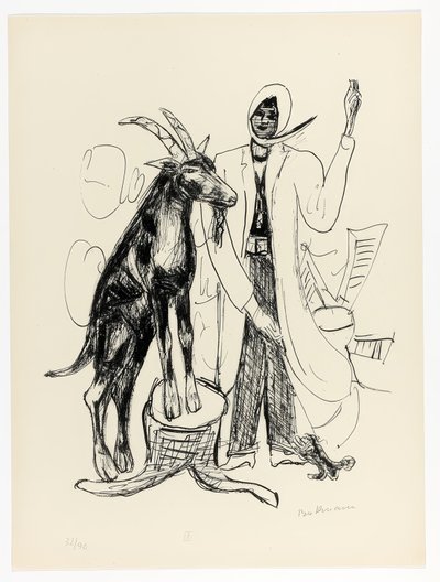 The Buck ، اللوحة التاسعة من Day and Dream بواسطة ماكس بيكمان