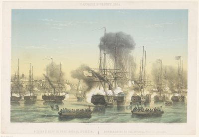 قصف أوديسا ، 1854 لافير دوريان ، 1854 / قصف ميناء أوديسا الإمبراطوري / قصف ميناء أوديسا الإمبراطوري (العنوان على الجسم) بواسطة مجهول