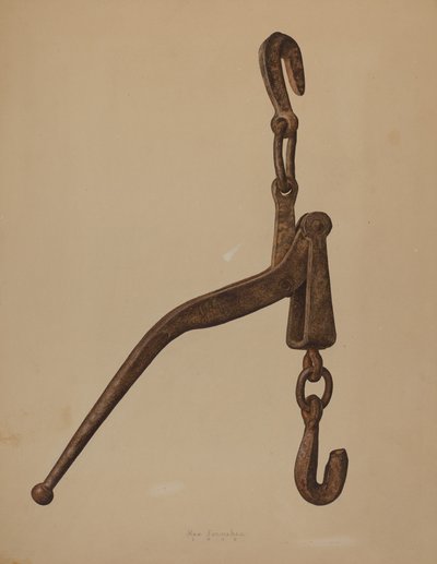 مشدود تحميل السجل ، 1939. بواسطة ماكس فيرنيكس
