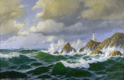 منارة على المنحدرات بواسطة ماكس جنسن